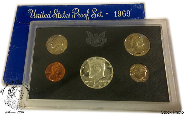 United States: 1969 Proof Coin Set