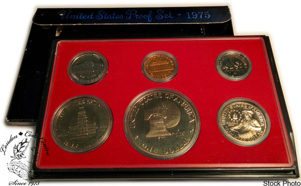 United States: 1975 Proof Coin Set United States: 1975 Proof Coin Set