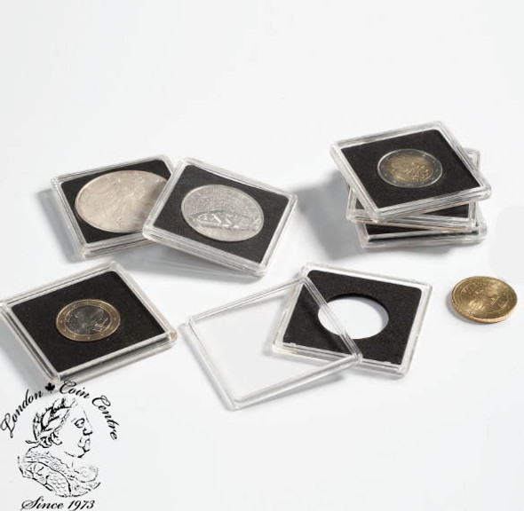 38 mm - Quadrum Square Coin Capsule (10 pack)