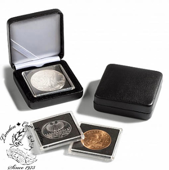Nobile Coin Box / Clamshell Display for 1 Quadrum Nobile Coin Box / Clamshell Display for 1 Quadrum