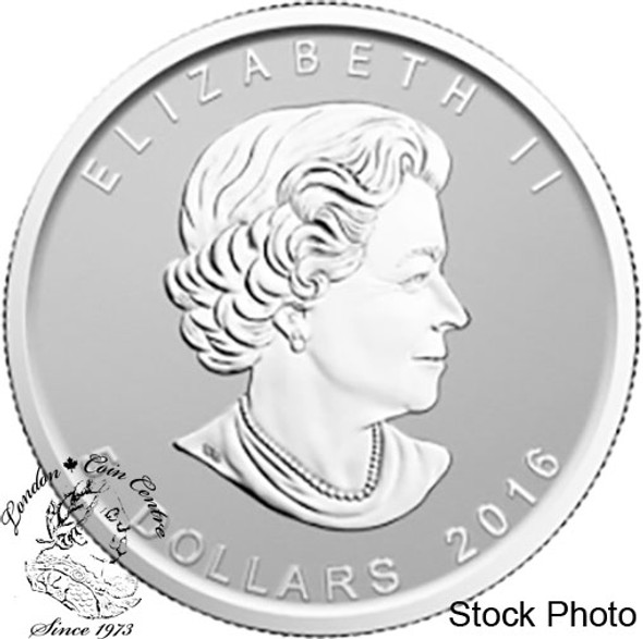 Canada: 2016 $5 Silver Maple Leaf with Grizzly Privy Coin Canada: 2016 $5 Silver Maple Leaf with Grizzly Privy Coin