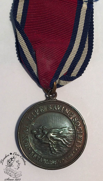 Canada: Royal Life Saving Medal - E. A. Clymer. April 1928