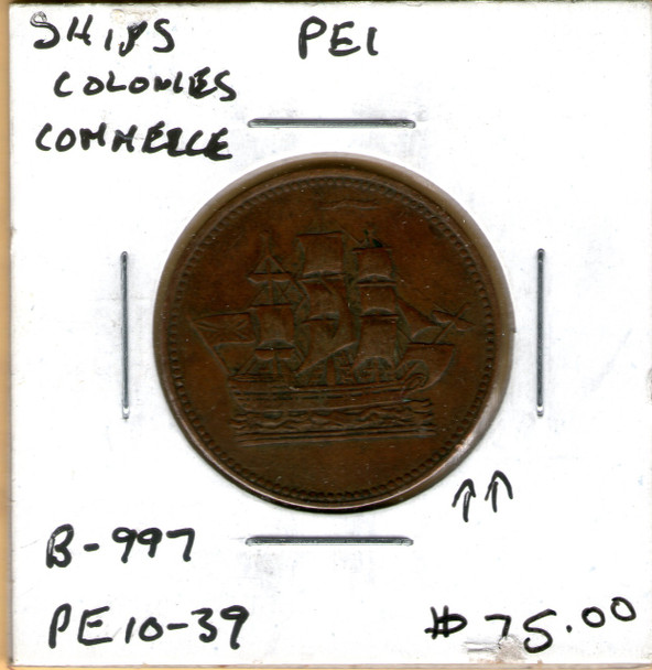 P.E.I. Ships Colonies & Commerce B-997 PE-10-39 #2