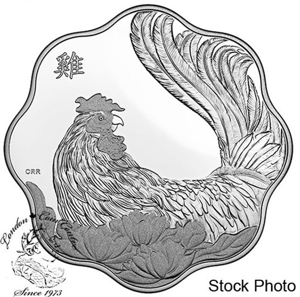 Canada: 2017 $15 Year of the Rooster Lunar Lotus Silver Coin