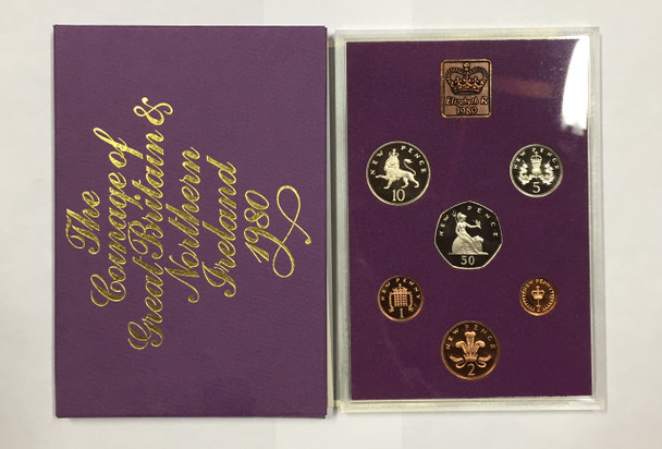 Great Britain: 1980 The Coinage of Great Britain and Northern Ireland Coin Set