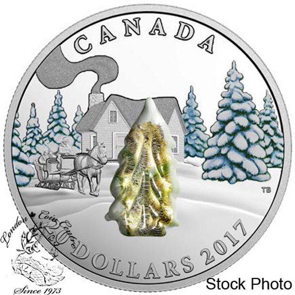 Canada: 2017 $20 Snow Covered Trees Silver Coin