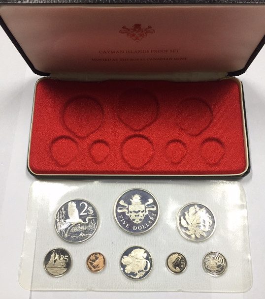 Cayman Islands: 1975 Silver Coin Set