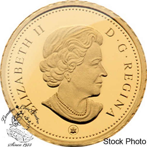 Canada: 2010 25 Cent Caribou Gold Coin