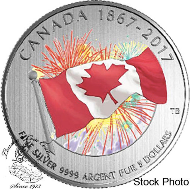Canada: 2017 $5 Proudly Canadian Silver Coin
