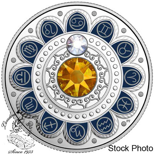 Canada: 2017 $3 Zodiac Series: Cancer Silver Coin