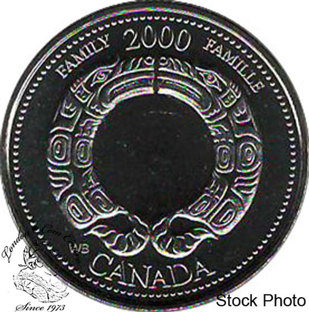 Canada: 2000 25 Cent August Family BU