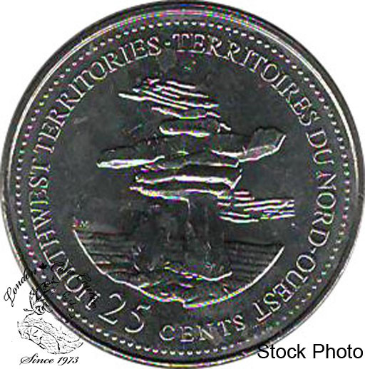 Canada: 1992 25 Cents North West Territories BU - London Coin Canada: 1992 25 Cents North West Territories BU - London Coin