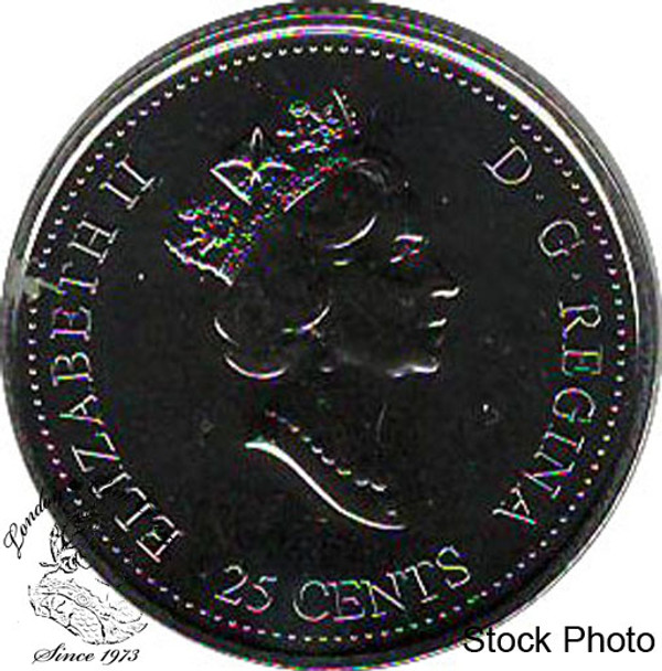 Canada: 1999 25 Cent August BU