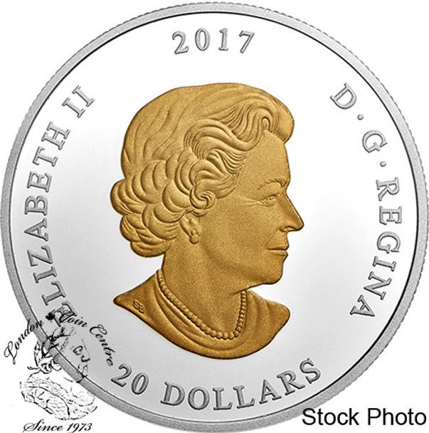 Canada: 2018 $20 From Sea To Sea To Sea: Arctic Beluga Whale Pure Silver Gold-Plated Coin