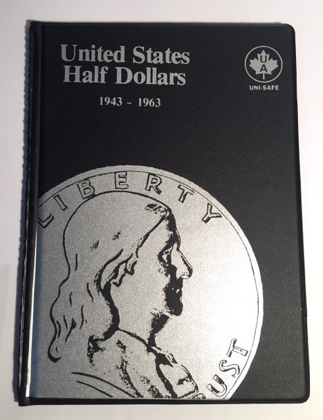 United States: 1943-1963 Half Dollars Uni-Safe Coin Folder / Album