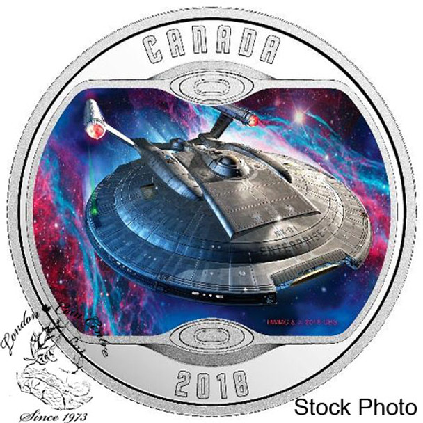 Canada: 2018 $10 Star Trek: Enterprise NX-01 Silver Coin