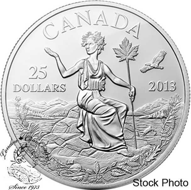 Canada: 2013 $25 An Allegory 1 oz Pure Silver Coin