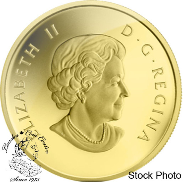 Canada: 2013 $5 The Wolf O Canada Series 1/10 oz Pure Gold Coin