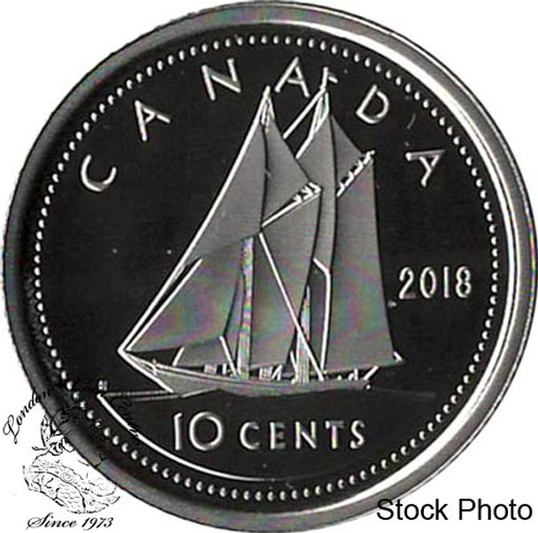 Canada: 2018 10 Cents Proof Non-Silver