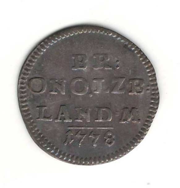 German States: Bradenburg - Ansbach: 1778 2 1/2 Kreuzer EF