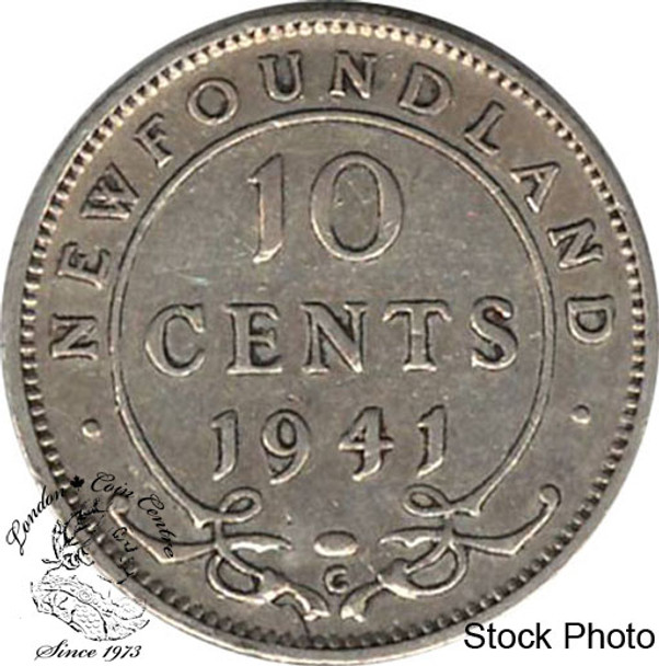 Canada: Newfoundland 1941c 10 Cent EF40