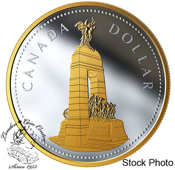 Canada: 2018 $1 National War Memorial Masters Club 2 oz. Pure Silver Coin