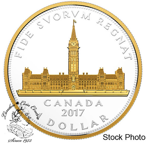 Canada: 2017 $1 Commemorative Royal Visit - Parliament Building Pure Silver Coin