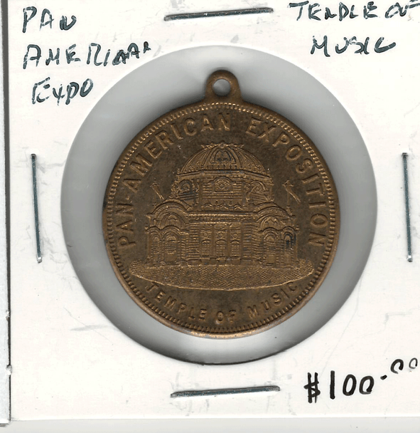 Pan American Expo Temple of Music Token