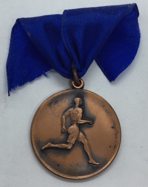 Canada: 1936 Beaches Olympic Club 75 Yds. Boys 14 Years Bronze Medal