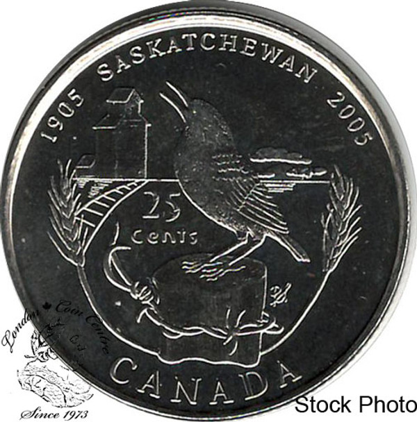 Canada: 2005P 25 Cent Saskatchewan Proof Like