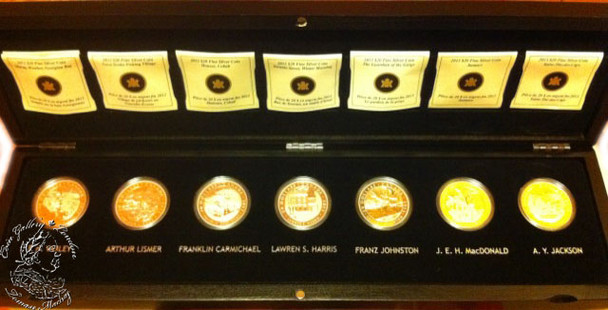 Canada: 2013 $20 Group of Seven Collection in Wooden Case