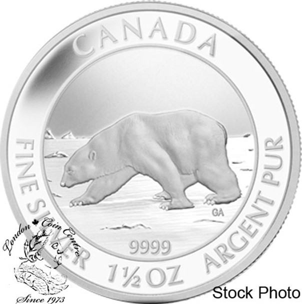 Canada: 2013 $8 Polar Bear 1 1/2 oz Proof Silver Coin