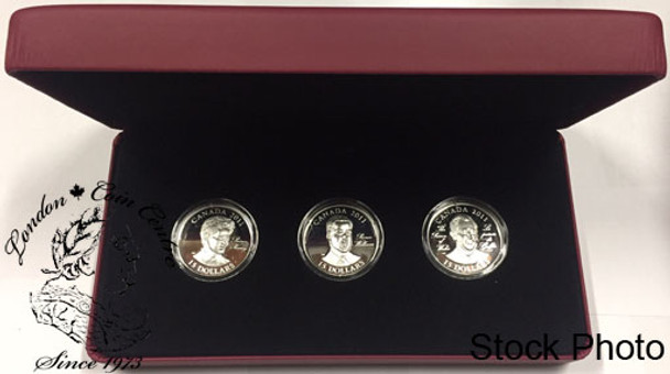 Canada: 2011 $15 Continuity of the Crown 3-Coin Sterling Silver Set