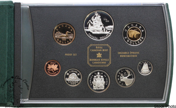 Canada: 1999 Juan Perez Double Dollar Proof Set