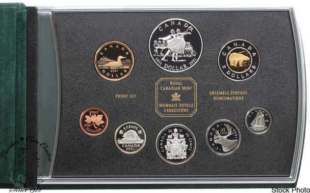 Canada: 2001 Ballet Double Dollar Proof Set