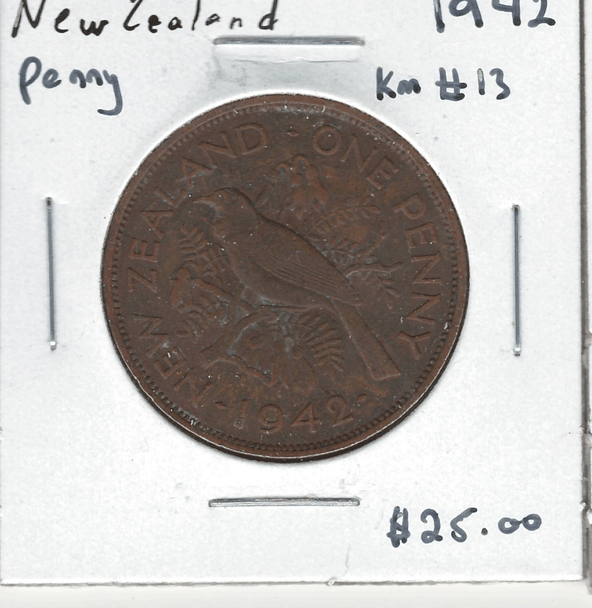 New Zealand: 1942 Penny