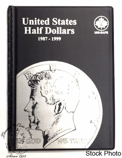 United States: 1987 - 1999 Half Dollars Uni-Safe Coin Folder / Album