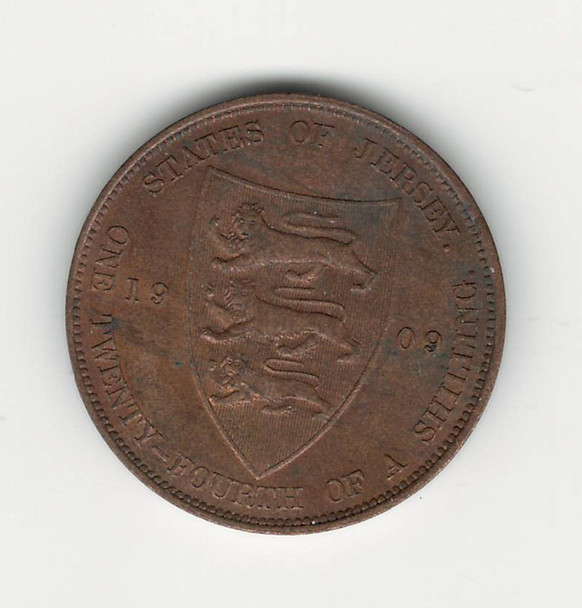 Jersey: 1909 1/24 Shilling