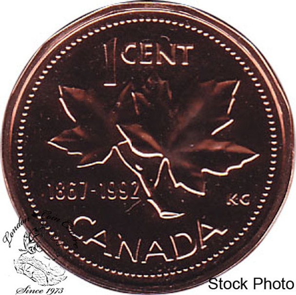 Canada: 1992 1 Cent Proof Like