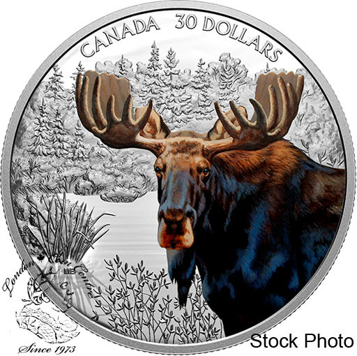 Canada: 2020 $30 Imposing Icons: Moose 2 oz Pure Silver Coin