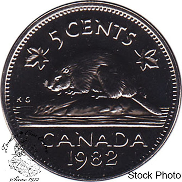 Canada: 1982 5 Cent Proof Like