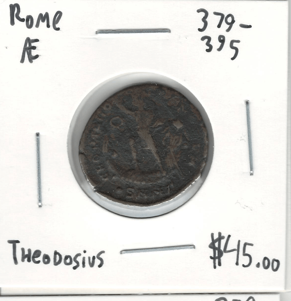 Roman: 379 - 395 AD AE Theodosius