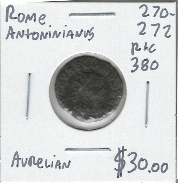 Roman: 270 - 272 Antoninianus Aurelian Lot#3