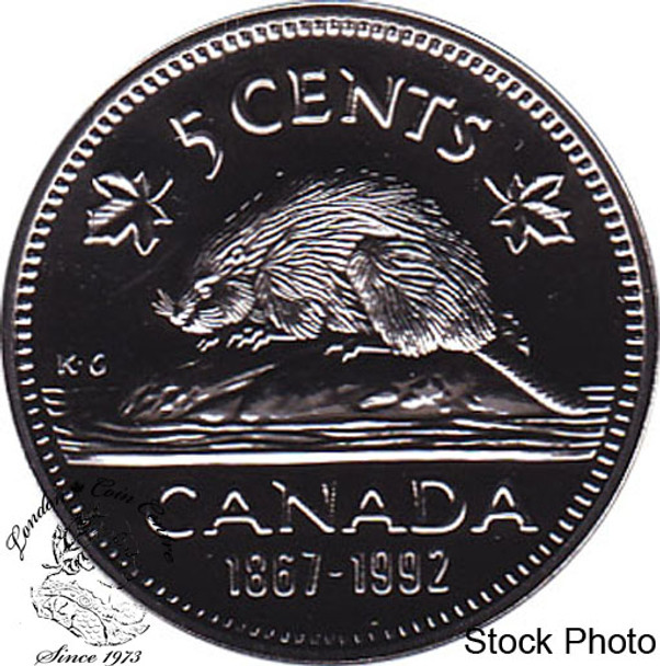 Canada: 1992 5 Cent Proof Like