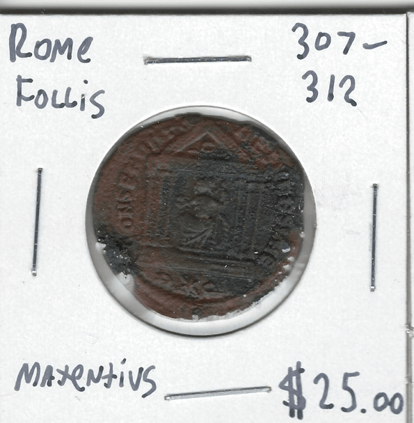 Roman: 307 -312 AD Follis Maxentius Lot#7