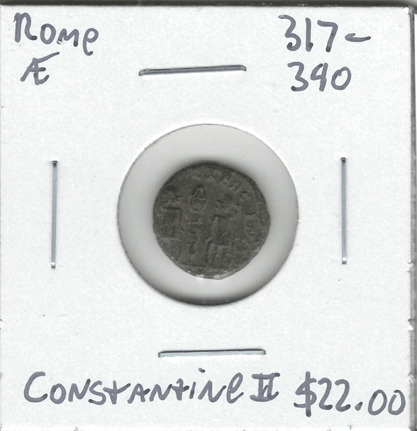 Roman: 317 - 340 AD AE Constantine II