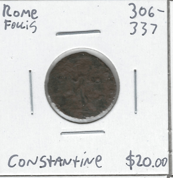 Roman: 306 - 337 AD Follis Constantine