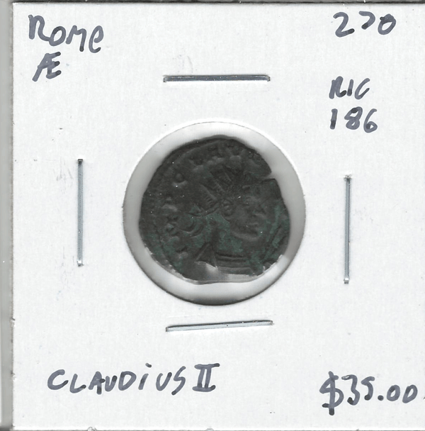 Roman: 270 AD AE Claudius II