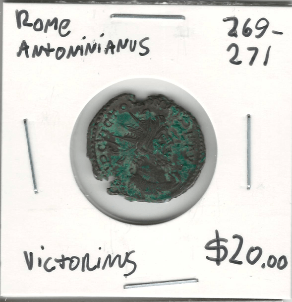 Roman: 269 -271 AD Antoninianus Victorinus