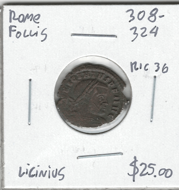 Roman: 308 - 324 AD Follis Licinius #2